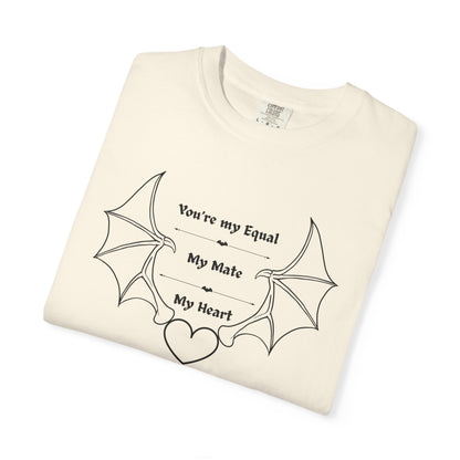 Rhysand to Feyre Quote T-Shirt | “You’re My Equal, My Mate, My Heart” ACOTAR Tee