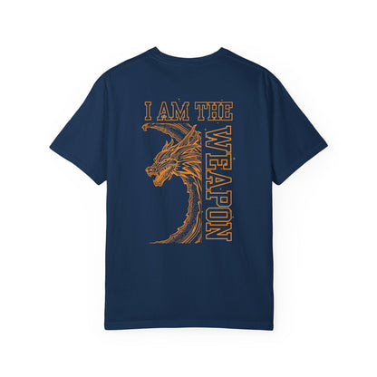I Am the Weapon Tee | Xaden Riorson Fourth Wing Shirt for BookTok Fans Back Print