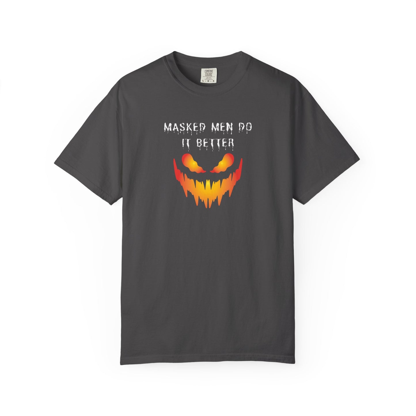 Halloween Graphic T-Shirt - 'Masked Men Do It Better'