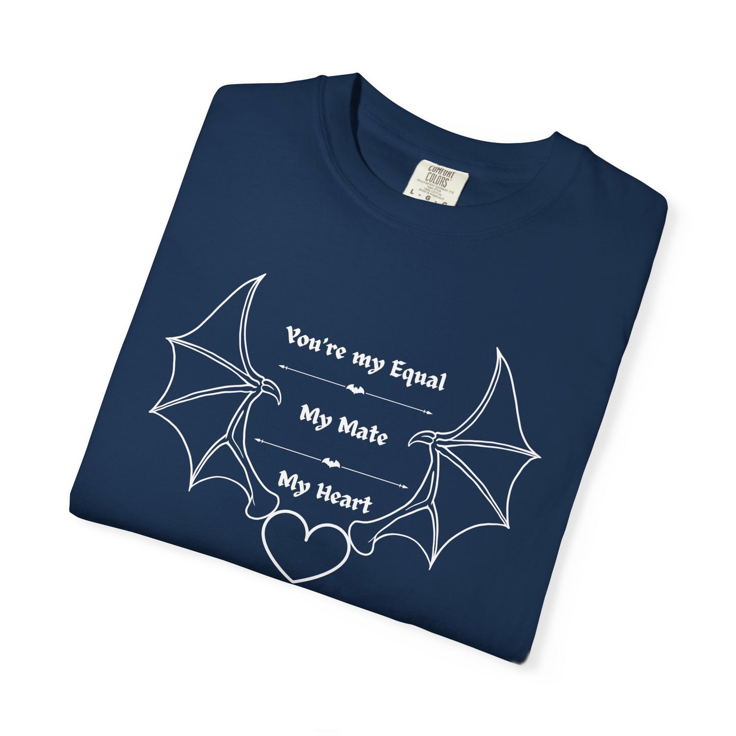 Rhysand to Feyre Quote T-Shirt | “You’re My Equal, My Mate, My Heart” ACOTAR Tee