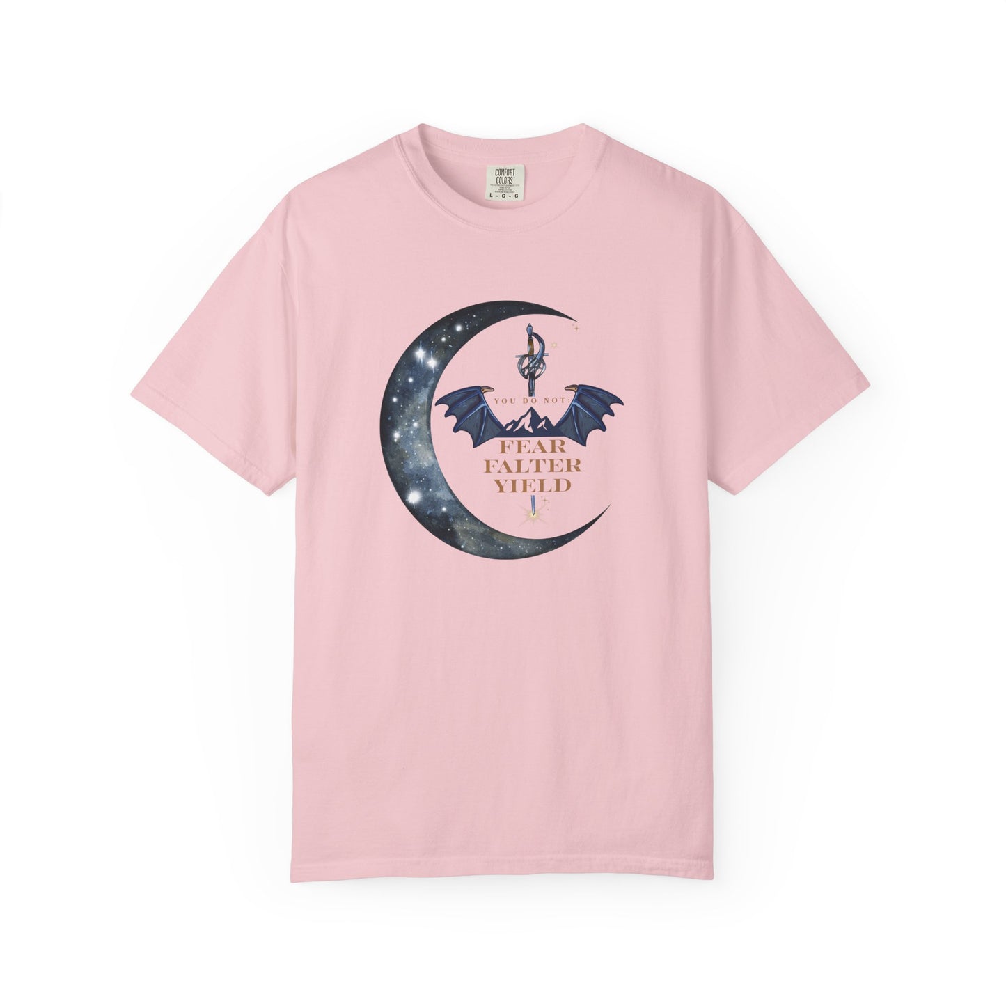You Do Not Fear, Falter, Yield Tee | Fourth Wing Quote Shirt for BookTok Readers