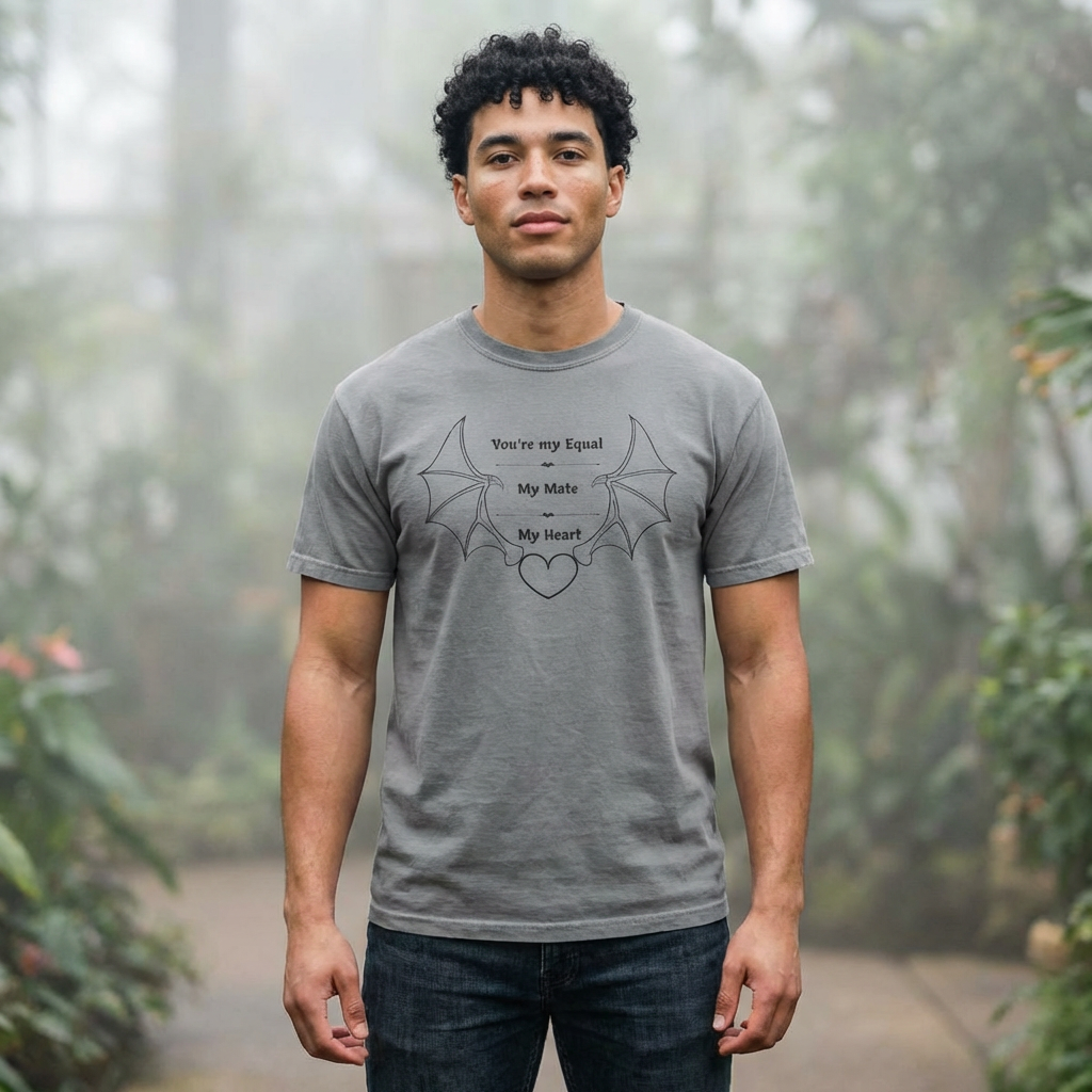 Rhysand to Feyre Quote T-Shirt | “You’re My Equal, My Mate, My Heart” ACOTAR Tee