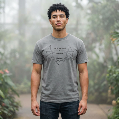 Rhysand to Feyre Quote T-Shirt | “You’re My Equal, My Mate, My Heart” ACOTAR Tee