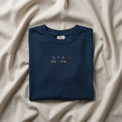 XOXO Hockey Heart T-Shirt – Minimal Hockey Love Tee | Valentine Hockey Shirt