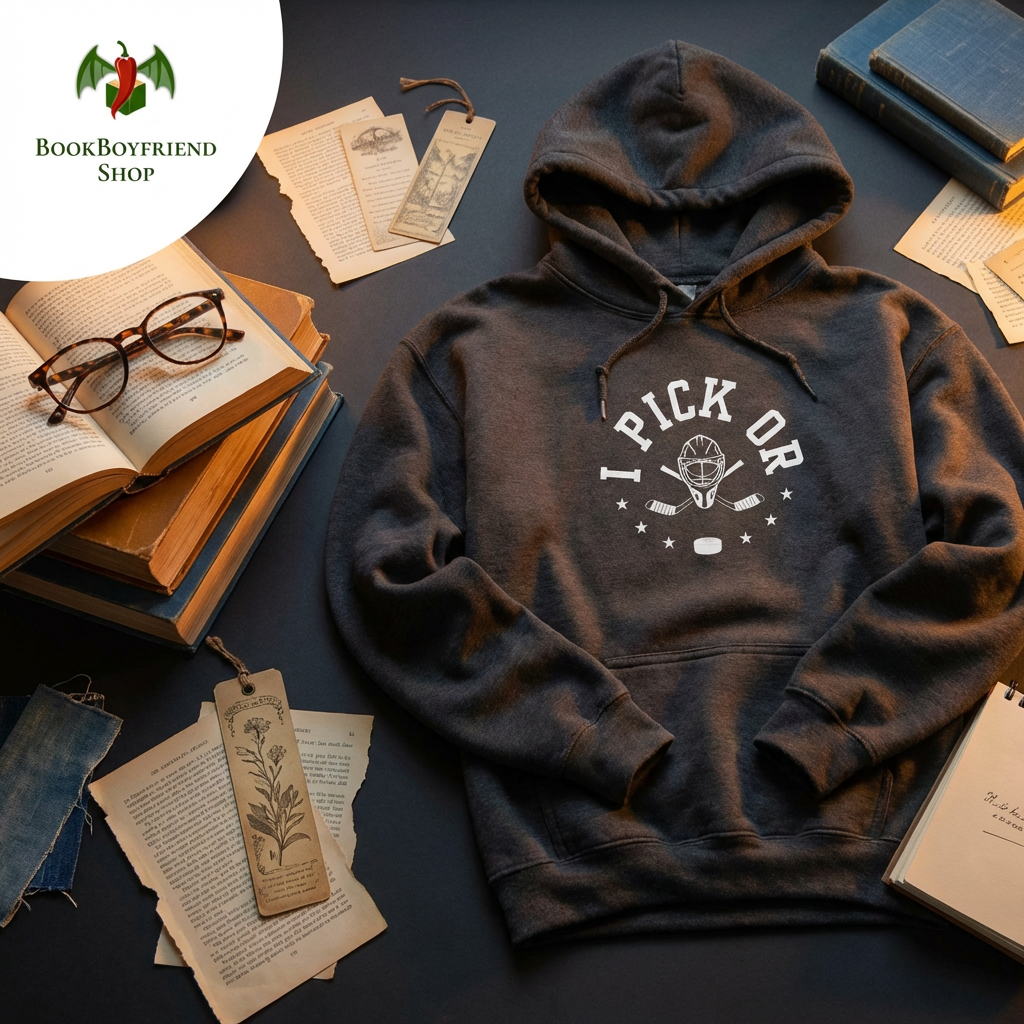 I Pick Or Hockey Hoodie | Cozy Romance Reader Sweatshirt