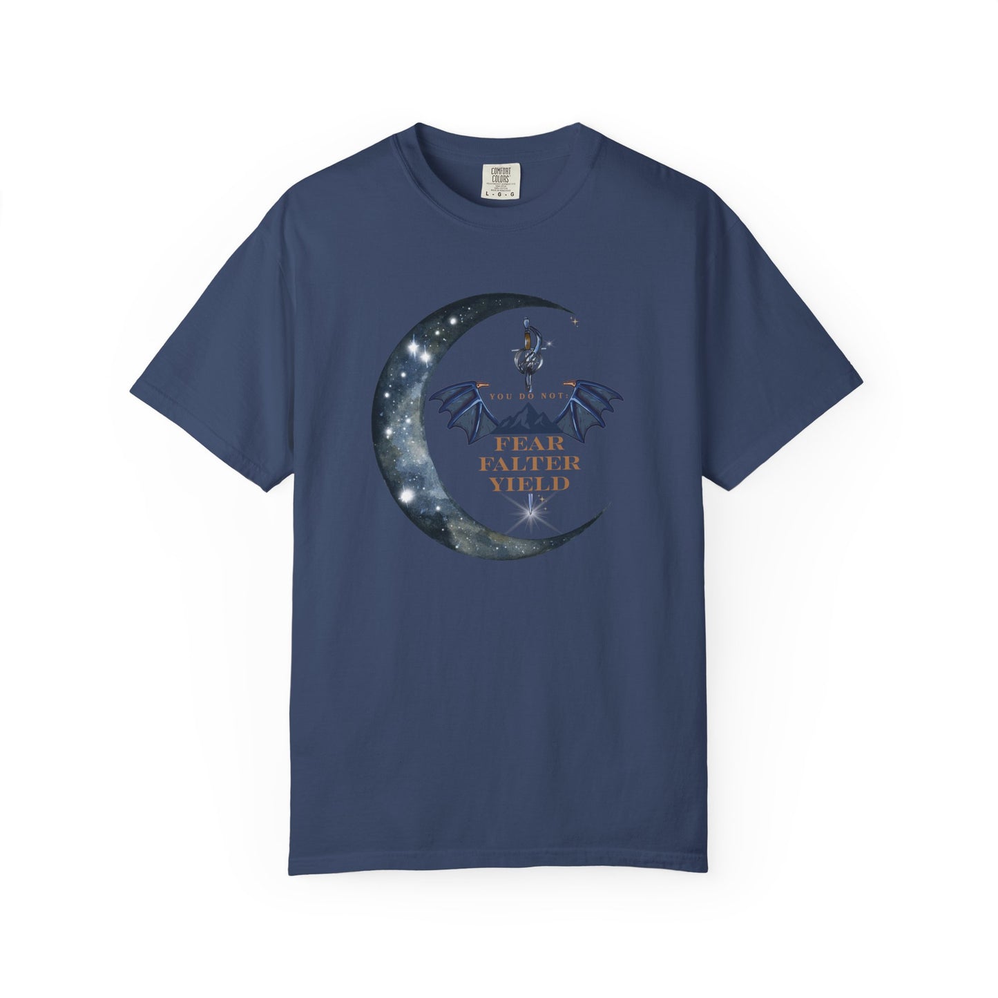 You Do Not Fear, Falter, Yield Tee | Fourth Wing Quote Shirt for BookTok Readers