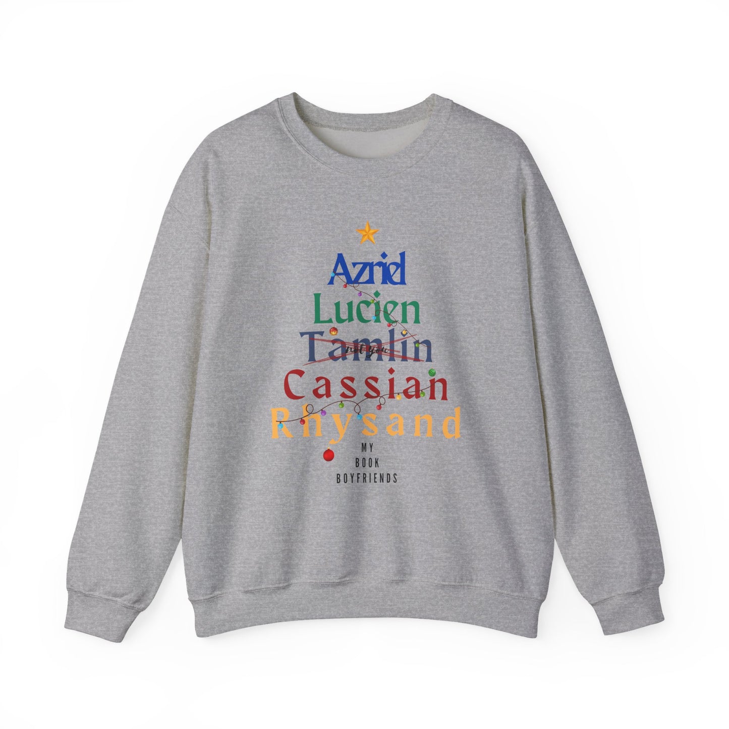 ACOTAR Book Boyfriends Christmas Sweatshirt | Rhysand, Cassian, Azriel Holiday Pullover