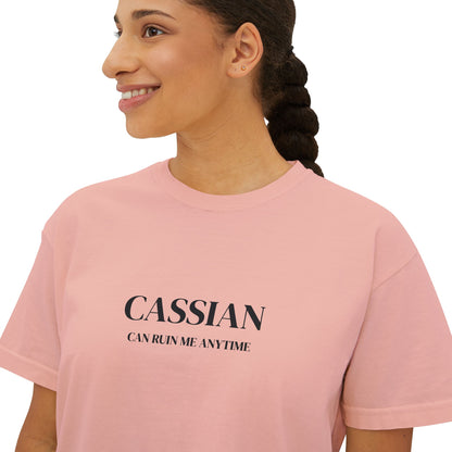Chic Women's Boxy Tee with Inspirational Quote, Casual Summer Top, Everyday Wear, Gift for Her, Graphic Tee for Women