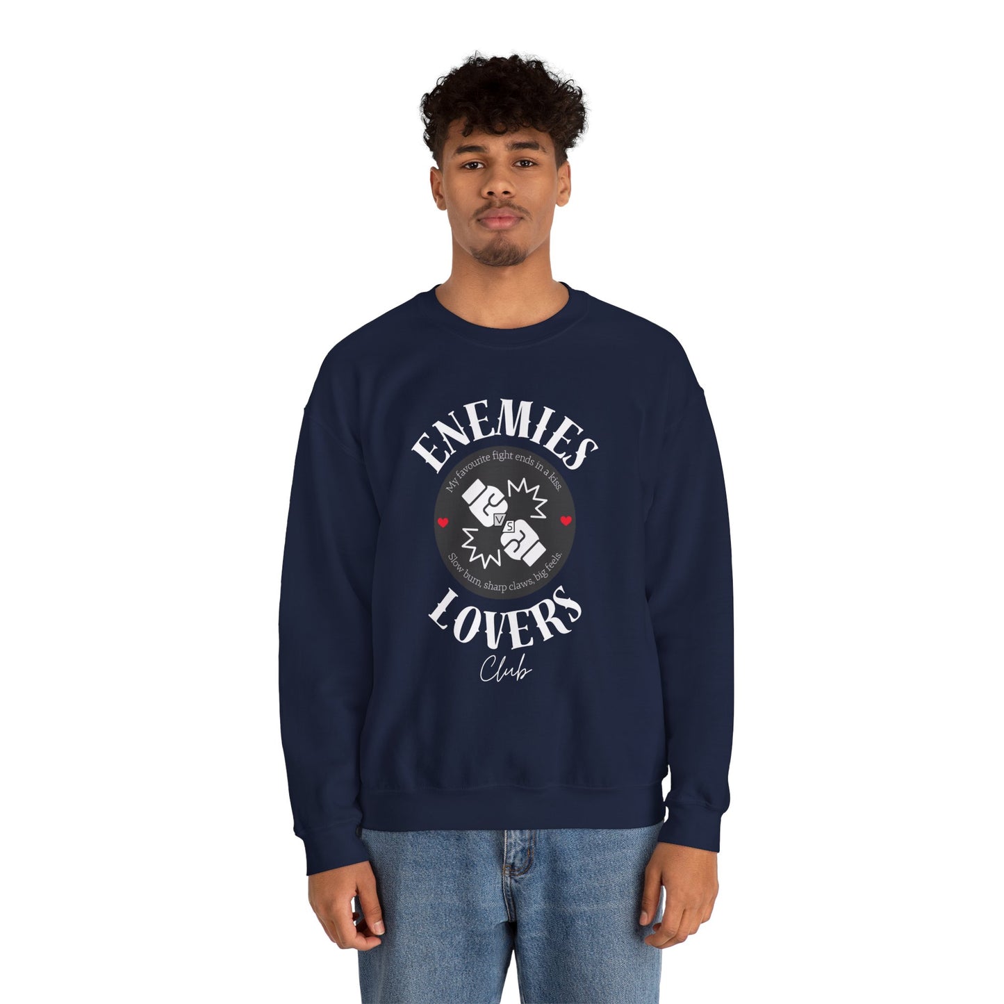 Enemies vs Lovers Club Sweatshirt | Enemies to Lovers Romance Pullover for BookTok Fans