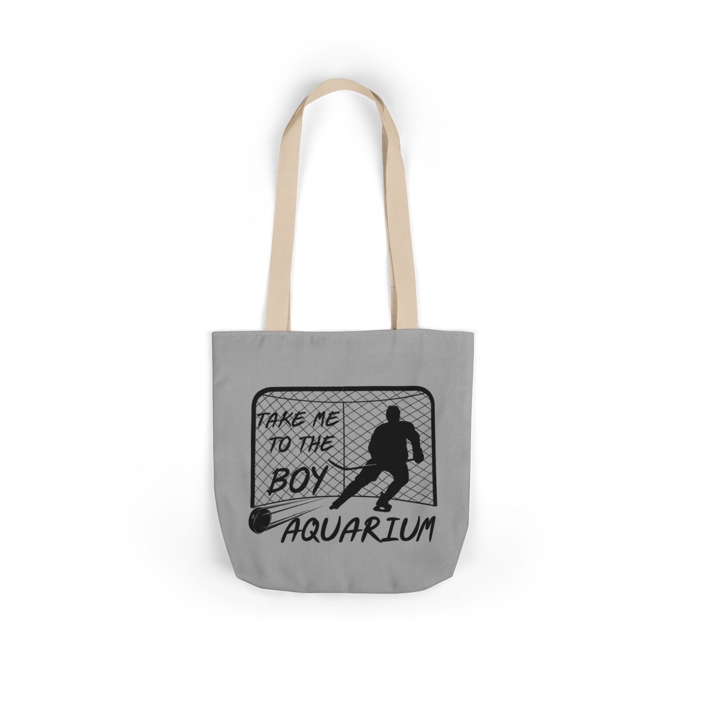Take Me to the Boy Aquarium Tote Bag | Hockey Fan Canvas Tote