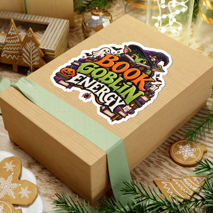 Book Goblin Energy Sticker | Funny BookTok Reader Decal