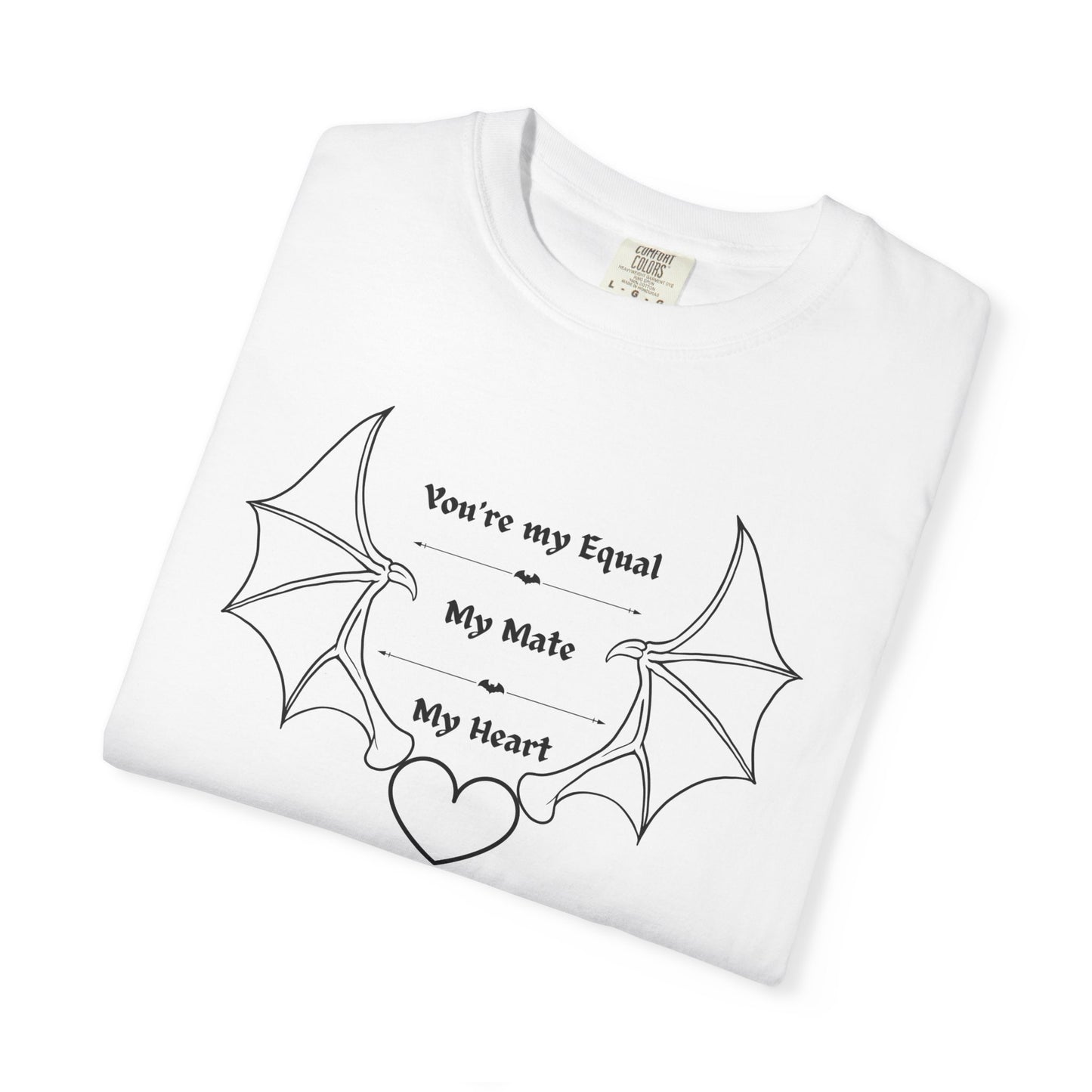 Rhysand to Feyre Quote T-Shirt | “You’re My Equal, My Mate, My Heart” ACOTAR Tee