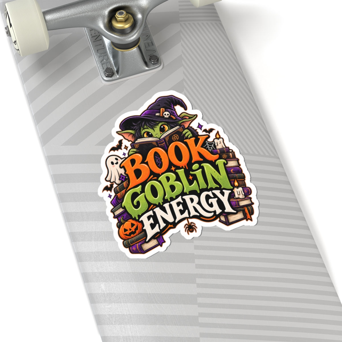 Book Goblin Energy Sticker | Funny BookTok Reader Decal