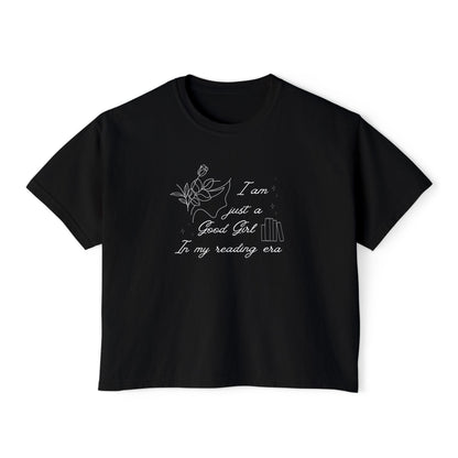 I’m Just a Good Girl in My Reading Era Tee | BookTok Romance Reader Shirt