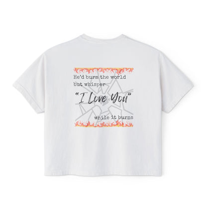 Boxy Tee - Aaron Warner Morally Gray Character Booktok Shirt