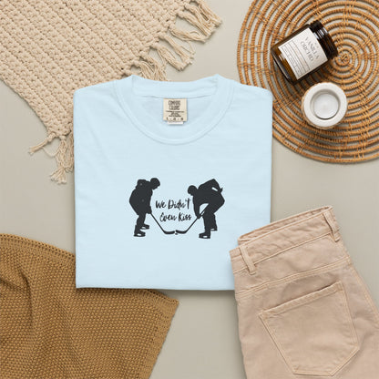 We Didn’t Even Kiss Hockey Shirt | Hockey Romance IYKYK Reader Tee