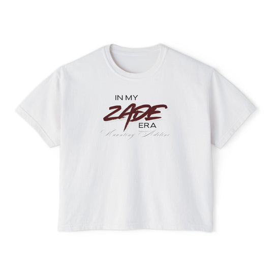 In My Zade Era Women's Boxy Tee - Trendy Graphic Tee, Casual Wear, Gift for Her, Summer Fashion, Everyday Comfort
