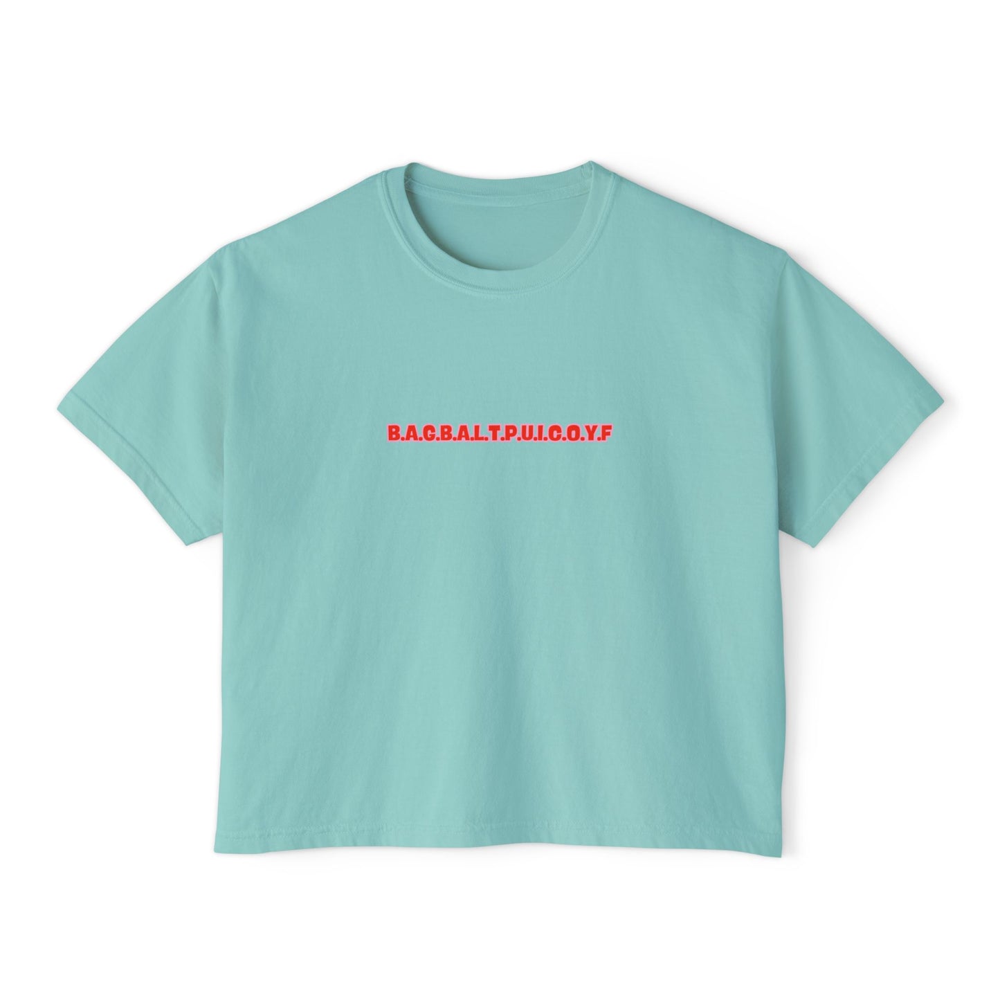 B.A.G.B.A.L.T.P.U.I.C.O.Y.F Minimalist Tee | Subtle Spicy BookTok Shirt