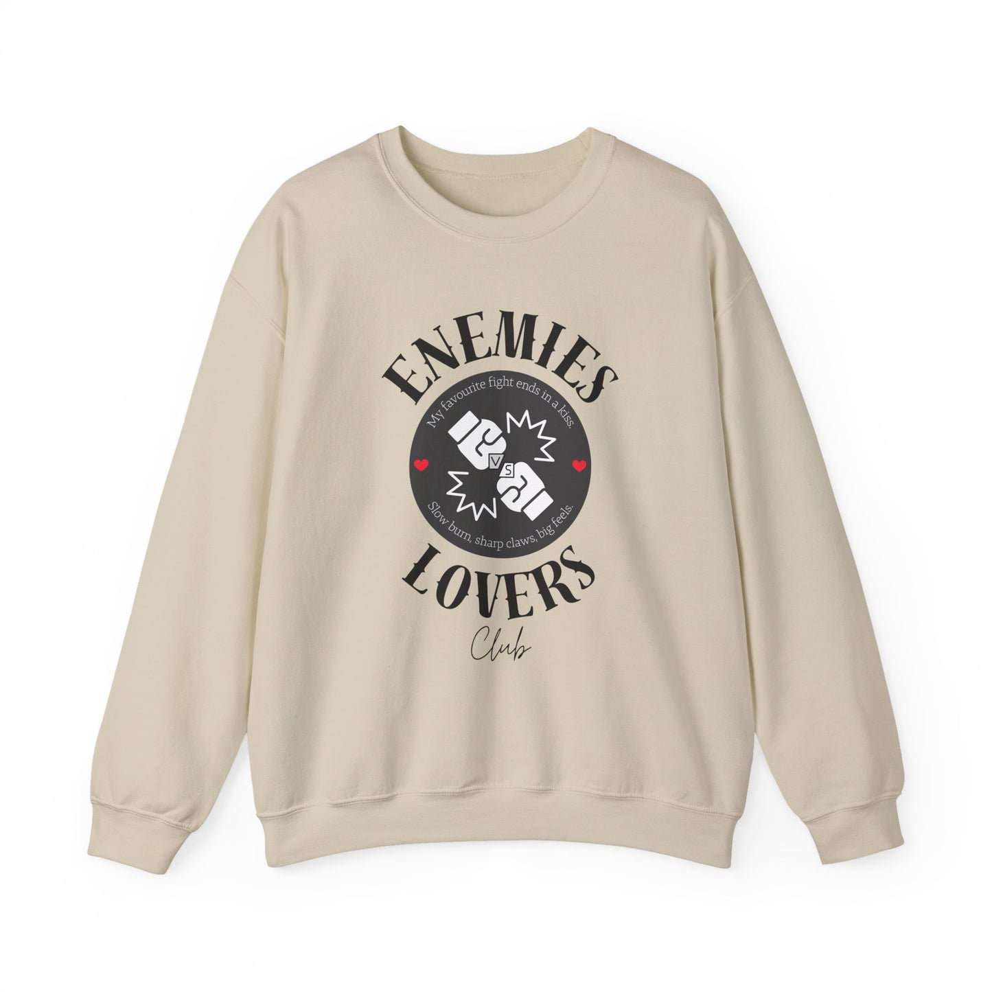Enemies vs Lovers Club Sweatshirt | Enemies to Lovers Romance Pullover for BookTok Fans