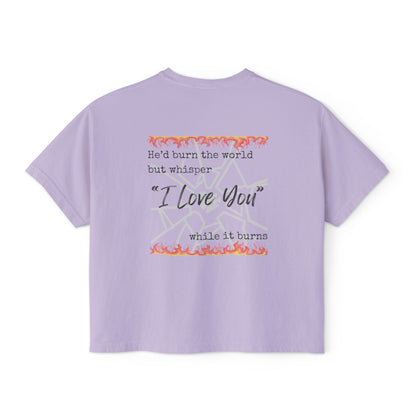 Boxy Tee - Aaron Warner Morally Gray Character Booktok Shirt