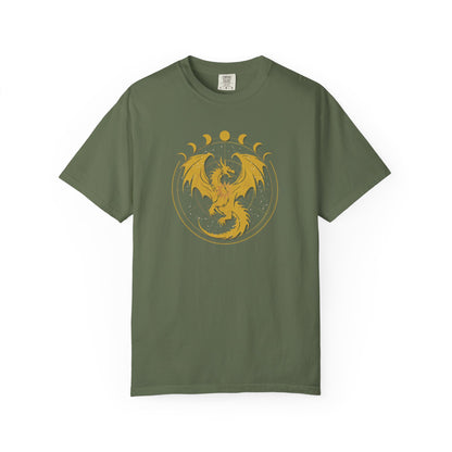 Dragons & Constellations Tee | Romantasy-Inspired Fourth Wing Shirt for BookTok Readers