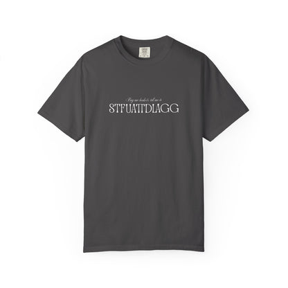 Buy Me Books & Tell Me to STFUATTDLAGG Tee | Minimalist Spicy Bookish Shirt