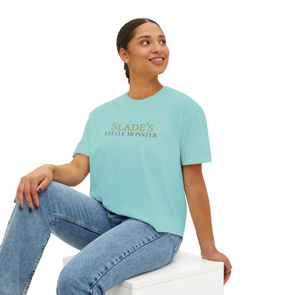 Slade Little Monster Women's Boxy Tee - Perfect for Birthdays, Gift for Mom, Casual Wear, Everyday Comfort