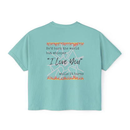 Boxy Tee - Aaron Warner Morally Gray Character Booktok Shirt