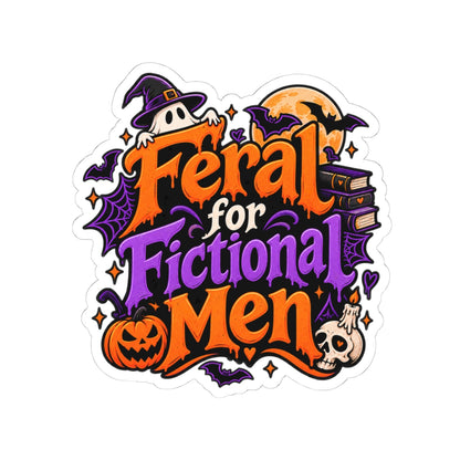 Feral for Fictional Men Sticker | Monster Romance Decal
