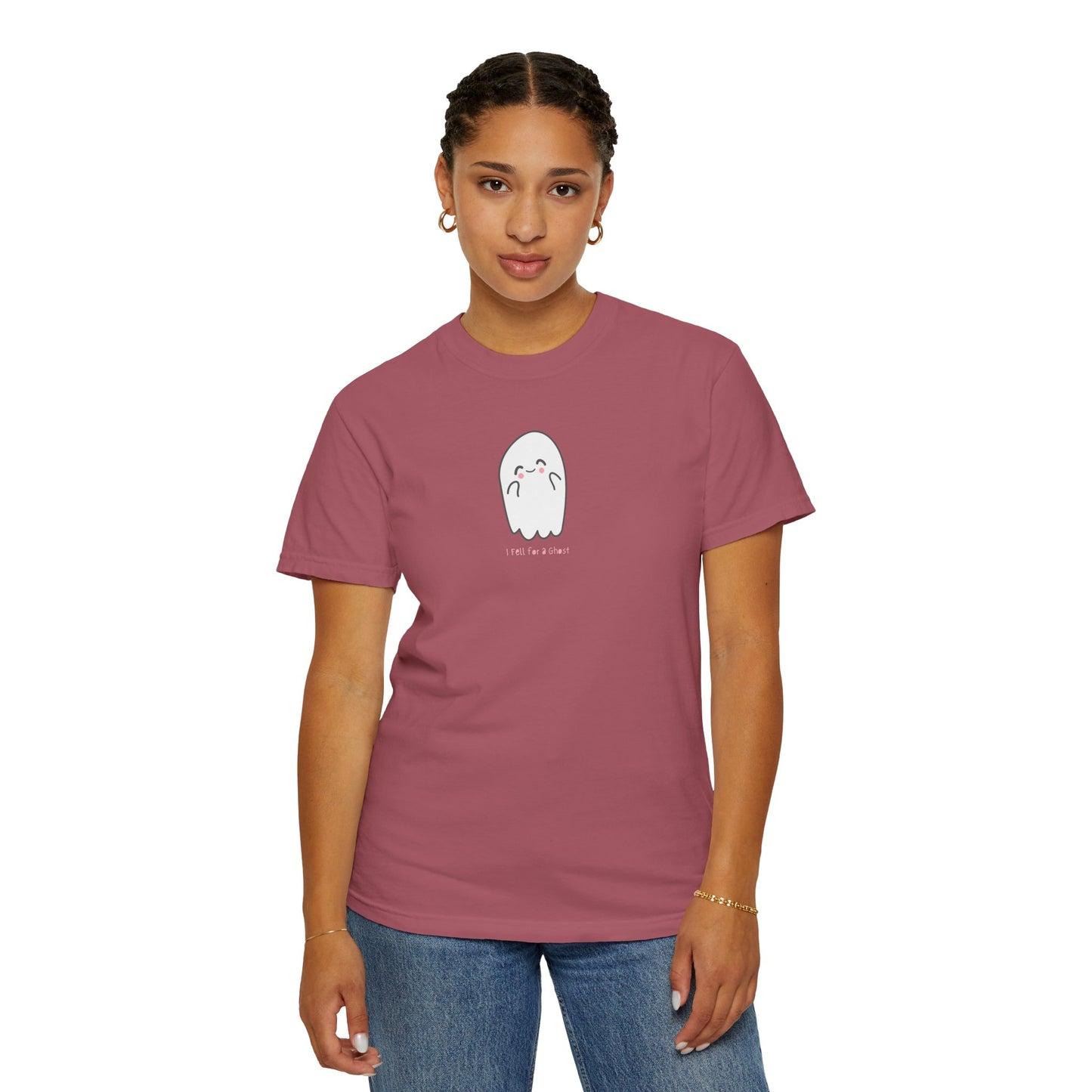 Cute Ghost Graphic T-Shirt for Halloween - I Fell for a Ghost inspired by The Dead Romantics