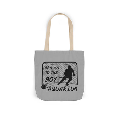 Take Me to the Boy Aquarium Tote Bag | Hockey Fan Canvas Tote