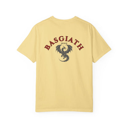 Basgiath War College Dragon Rider T-Shirt – Fantasy Academy Back Print Tee | Romantasy Reader Shirt