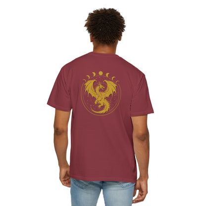 Dragon Book Lovers T-shirt - Unisex Garment-Dyed