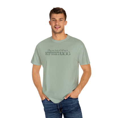 Buy me books & tell me to STFUATTDLAGG T-Shirt - Casual Comfort Tee for Everyday Wear, Gift for Friends, Relaxed Style, Bookish shirt, Unique Fashion Statement