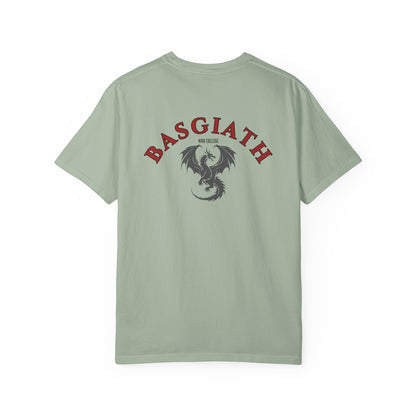 Basgiath War College Dragon Rider T-Shirt – Fantasy Academy Back Print Tee | Romantasy Reader Shirt