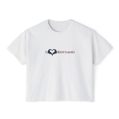 BookTok Rhysand Boxy Tee | Women's Boxy Tee | Casual Graphic T-Shirt, Everyday Wear, Gift for Her, Minimalist Style, Comfy Tee
