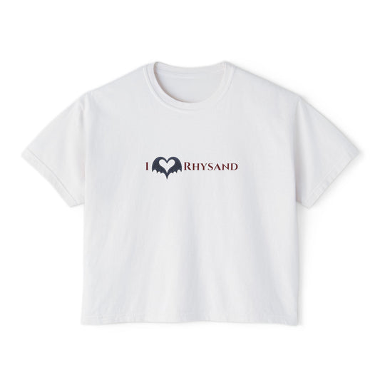 BookTok Rhysand Boxy Tee | Women's Boxy Tee | Casual Graphic T-Shirt, Everyday Wear, Gift for Her, Minimalist Style, Comfy Tee
