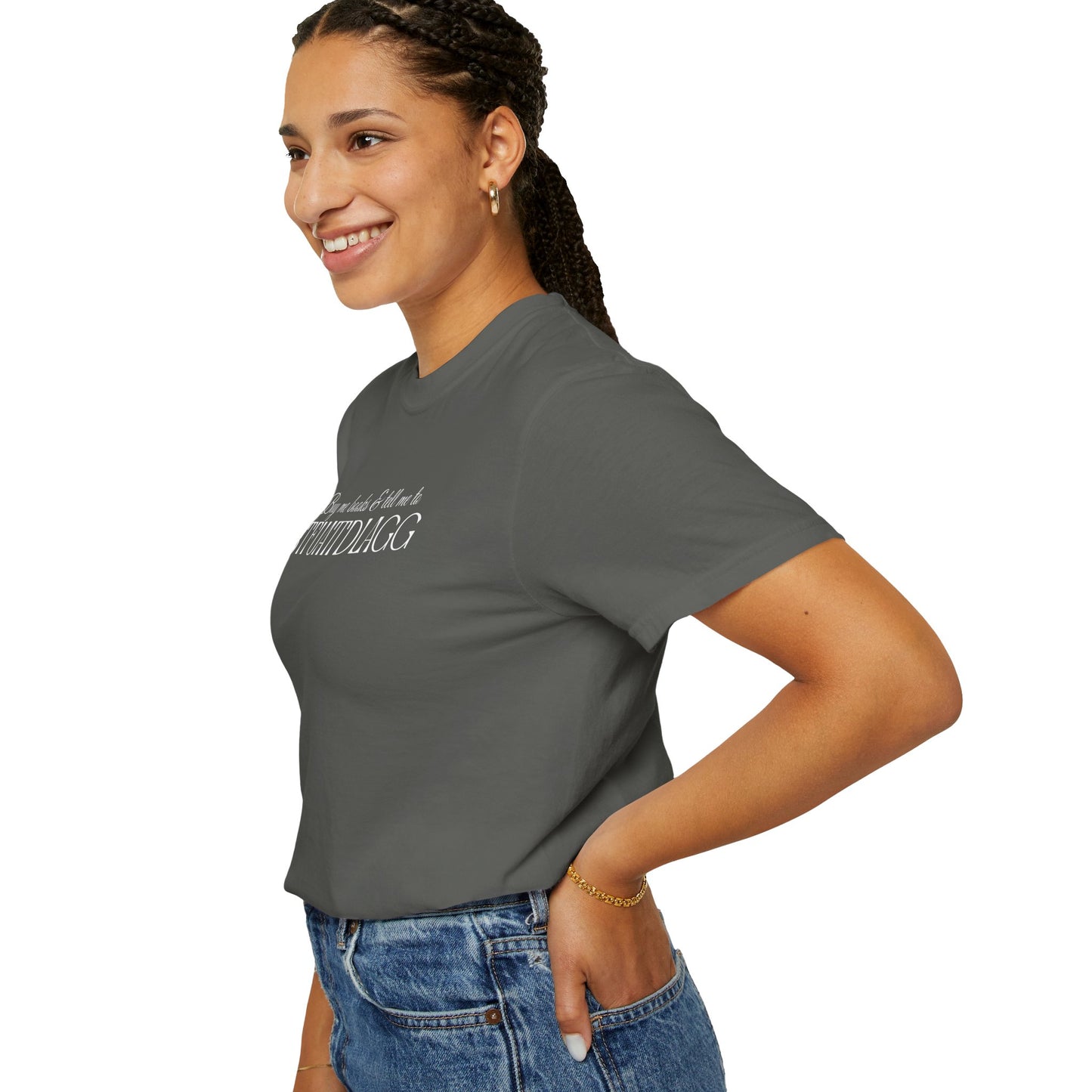 STFUATTDLAGG Playful Unisex Garment-Dyed T-Shirt | Casual Style for Everyday Wear | Gift for Friends, Birthdays, Holidays, Family Gatherings