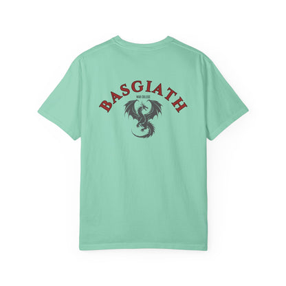 Basgiath War College Dragon Rider T-Shirt – Fantasy Academy Back Print Tee | Romantasy Reader Shirt