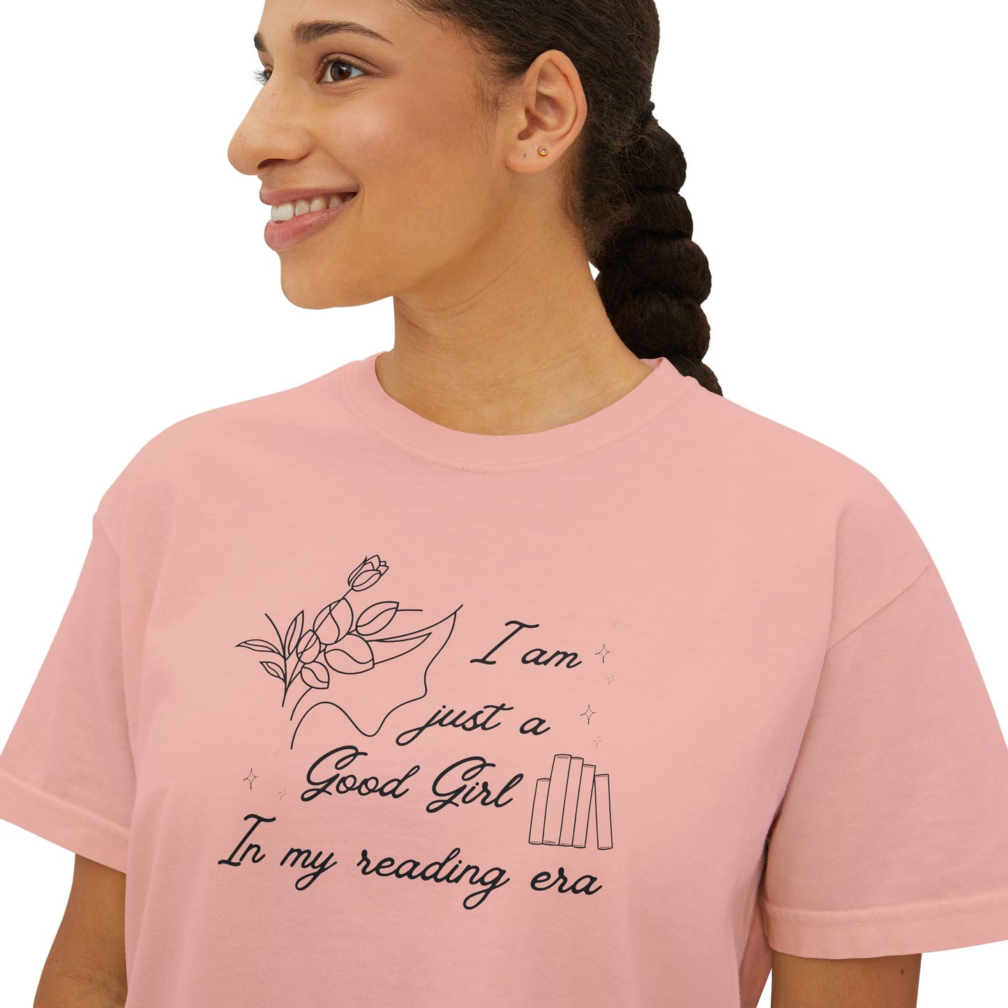 I’m Just a Good Girl in My Reading Era Tee | BookTok Romance Reader Shirt