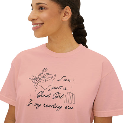 I’m Just a Good Girl in My Reading Era Tee | BookTok Romance Reader Shirt