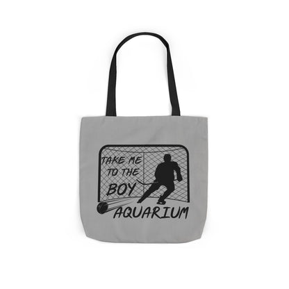 Take Me to the Boy Aquarium Tote Bag | Hockey Fan Canvas Tote