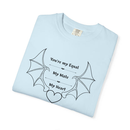 Rhysand to Feyre Quote T-Shirt | “You’re My Equal, My Mate, My Heart” ACOTAR Tee