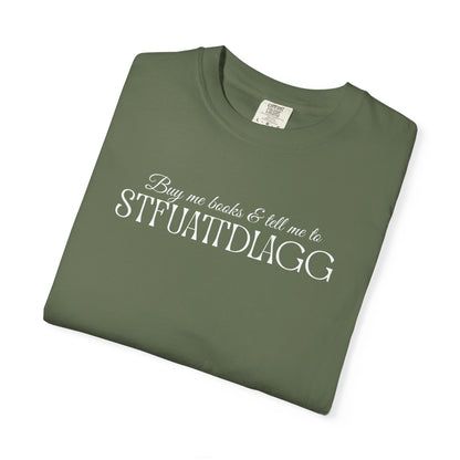 STFUATTDLAGG Playful Unisex Garment-Dyed T-Shirt | Casual Style for Everyday Wear | Gift for Friends, Birthdays, Holidays, Family Gatherings