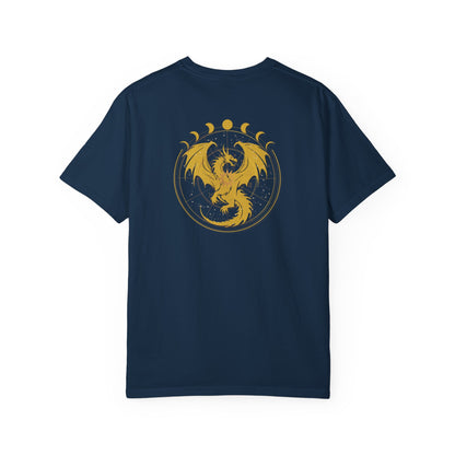 Dragon Book Lovers T-shirt - Unisex Garment-Dyed