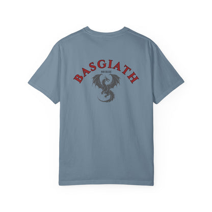 Basgiath War College Dragon Rider T-Shirt – Fantasy Academy Back Print Tee | Romantasy Reader Shirt
