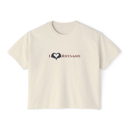 BookTok Rhysand Boxy Tee | Women's Boxy Tee | Casual Graphic T-Shirt, Everyday Wear, Gift for Her, Minimalist Style, Comfy Tee