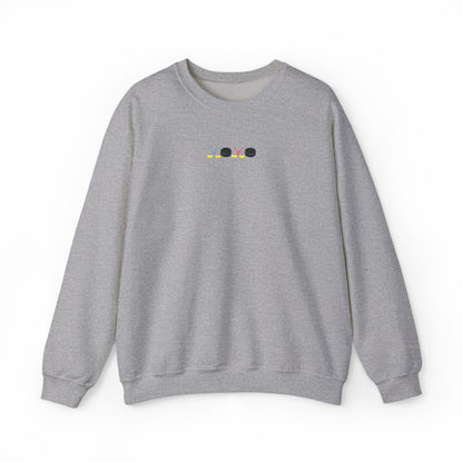 XOXO Hockey Crewneck Sweatshirt | Minimal Embroidered Cozy Pullover