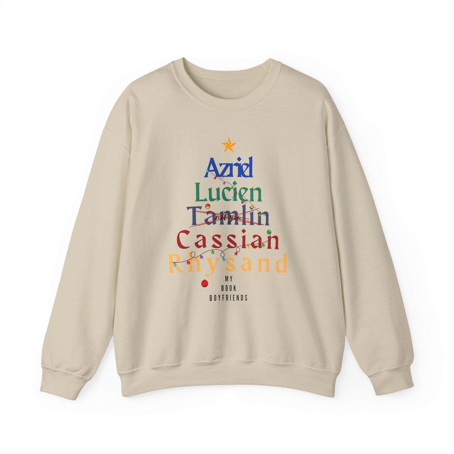 ACOTAR Book Boyfriends Christmas Sweatshirt | Rhysand, Cassian, Azriel Holiday Pullover