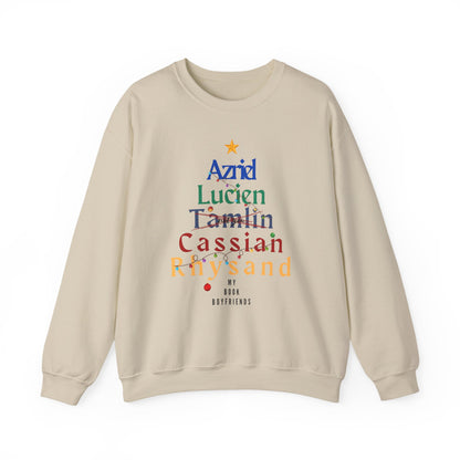 ACOTAR Book Boyfriends Christmas Sweatshirt | Rhysand, Cassian, Azriel Holiday Pullover